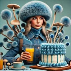 The Bluestocking - the one with the Christmas stocking