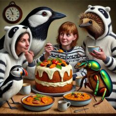 The Bluestocking - the one with the Christmas stocking