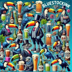 The Bluestocking - the one with the Christmas stocking