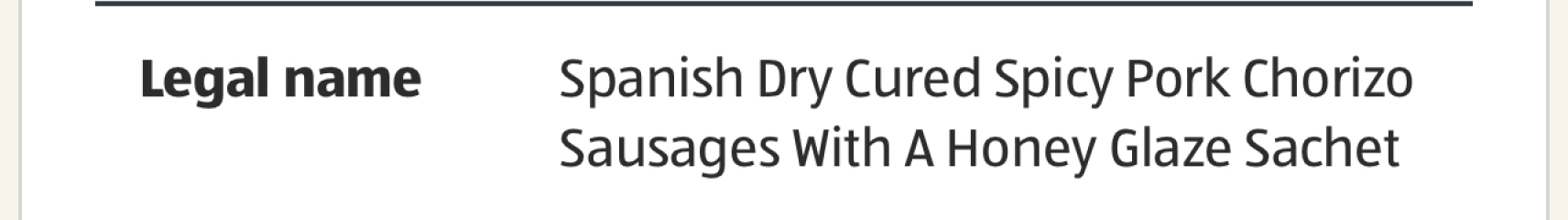 Think I may have eaten raw chorizo sausage