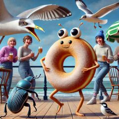 The Bluestocking - the one with the Christmas stocking