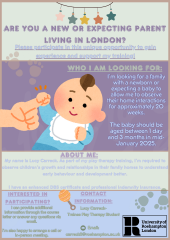 Parent-Infant Observation Opportunity for Play Therapy Training