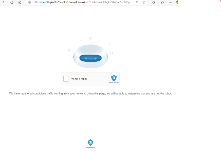 Virus scam appearing only  when on Mumsnet