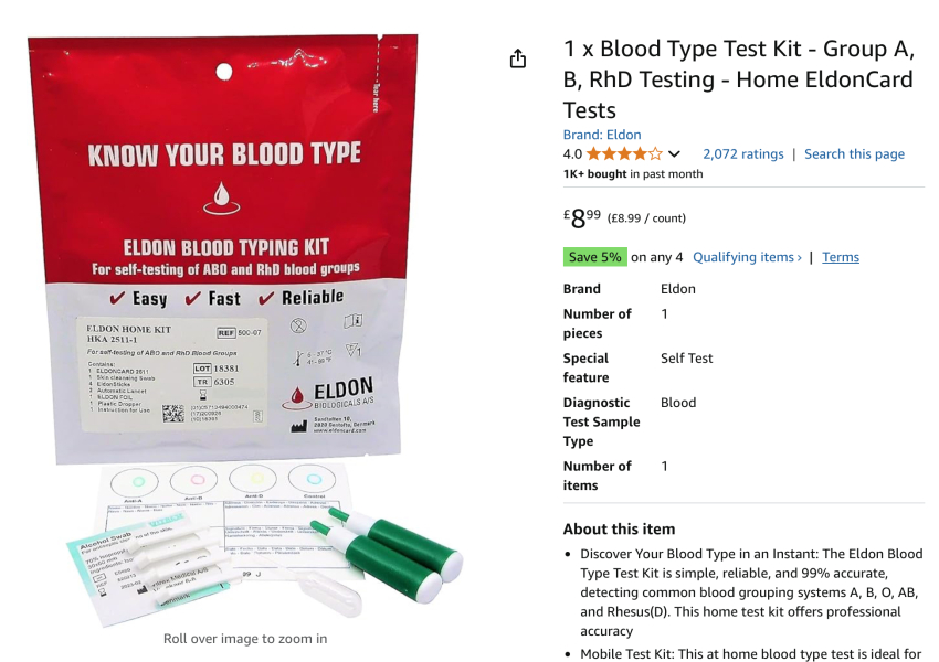 How to find out blood type?