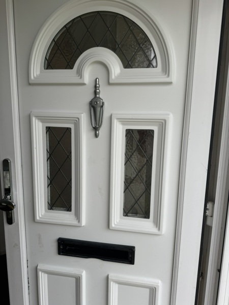 Removing lead paning on front door - possible?