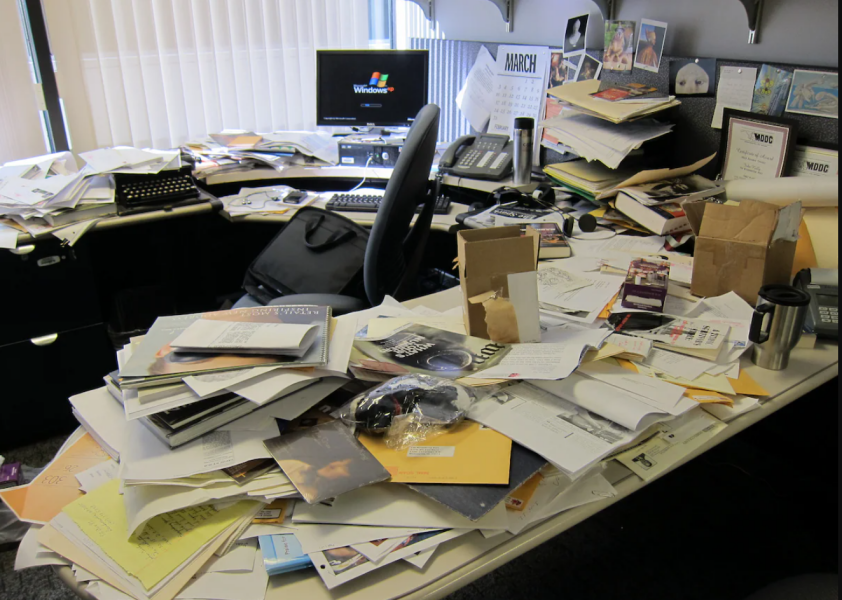 Colleague has thrown everything away that was on my desk