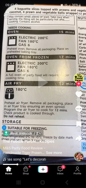 M&S tiger prawn selection - unsure what to do