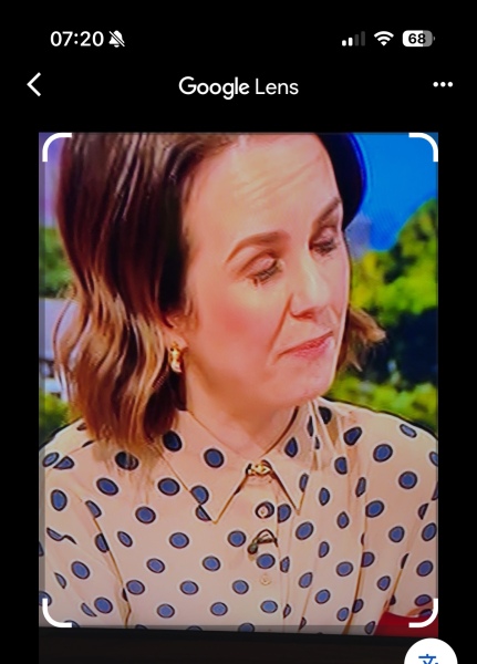 BBC present shirt this morning - any ideas?