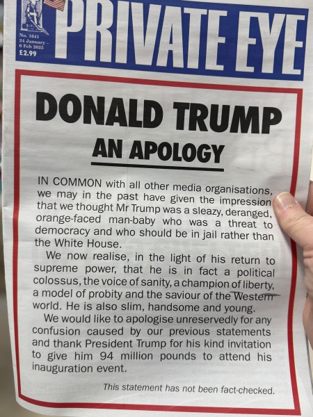 To think eventually, UK could become a part of the USA?