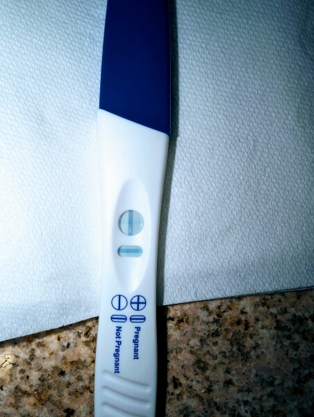 Faint positive Clear Blue