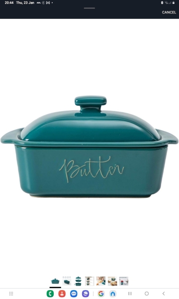 To ask you to show me your butter dish