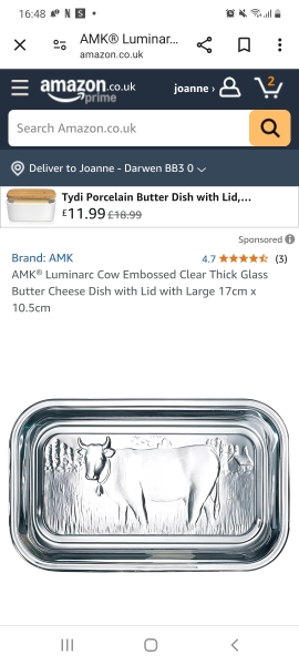 To ask you to show me your butter dish