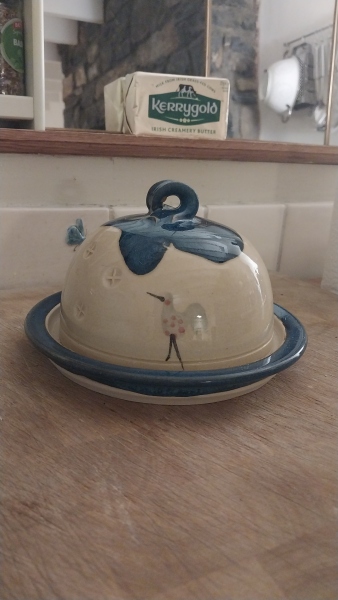 To ask you to show me your butter dish