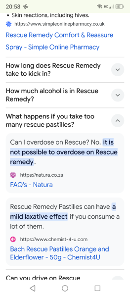 Worried about rescue remedy gummies