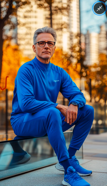 Tracksuits on men (other than for sport)