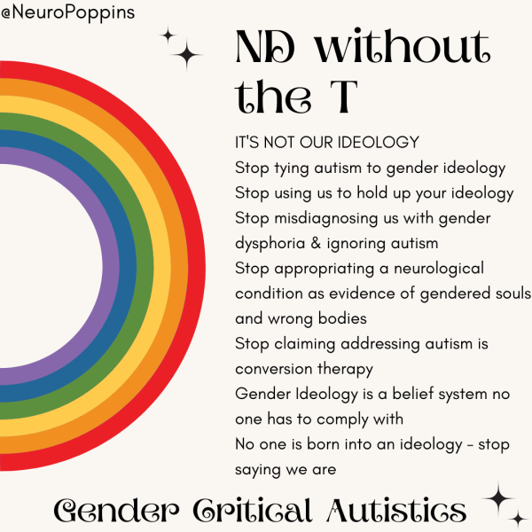 ND without the T / Autistic Not Queer / Gender Critical Autistics
