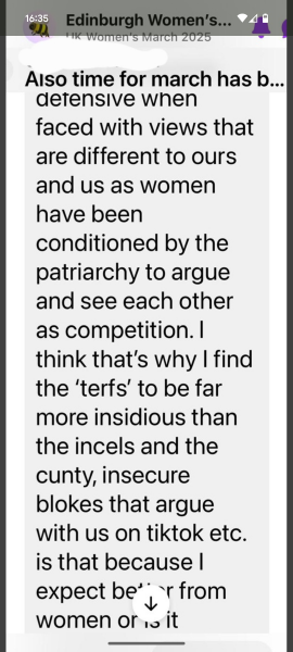 The “women’s march” that’s all about the men.