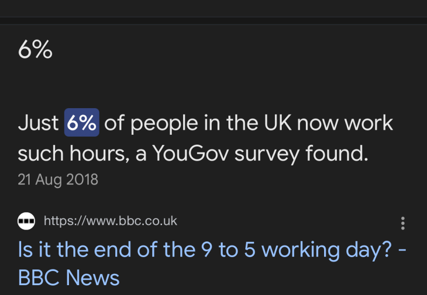 To think a lot of people on here think people only do 9-5 jobs??