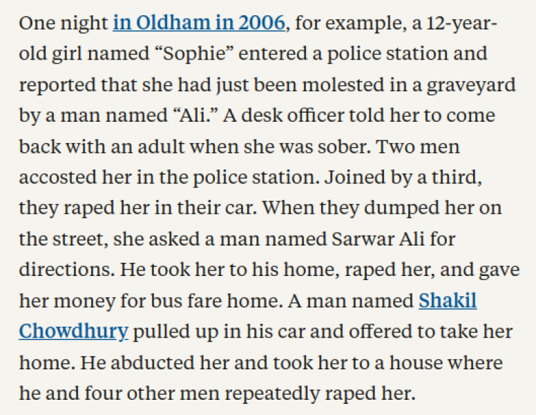 Gov refuses home office investigation into historic child sex abuse in Oldham