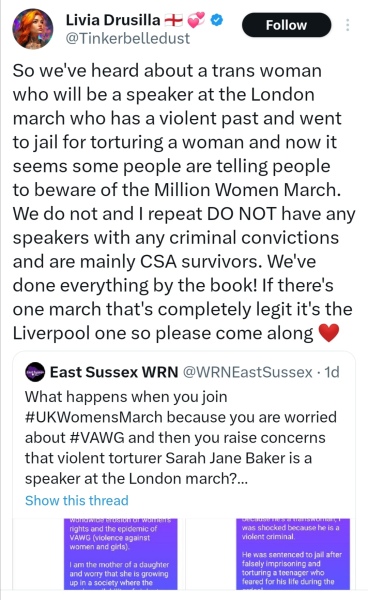 The “women’s march” that’s all about the men.