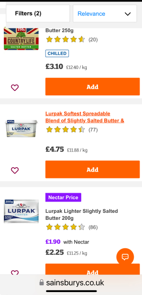 OMG - Look at the price of this in Sainsbury's !