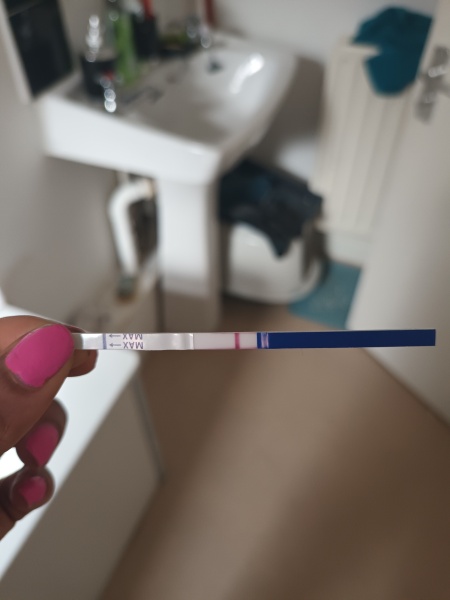 Faint positve or indent