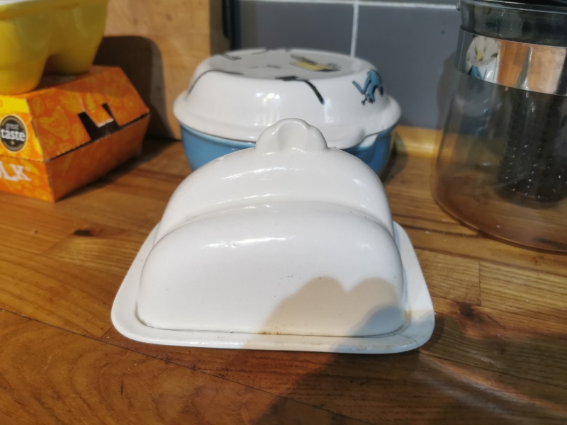 To ask you to show me your butter dish