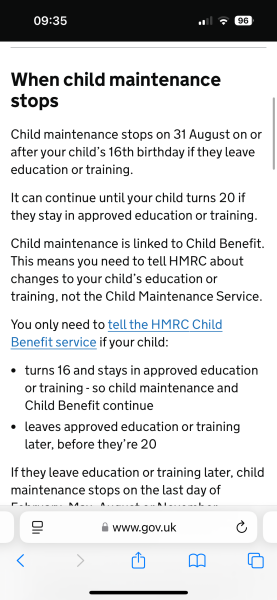 End of maintenance - what to do?