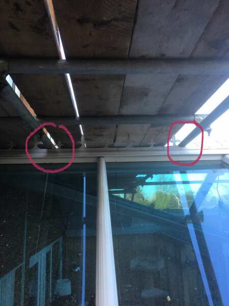 Scaffold damaged roof how to complain