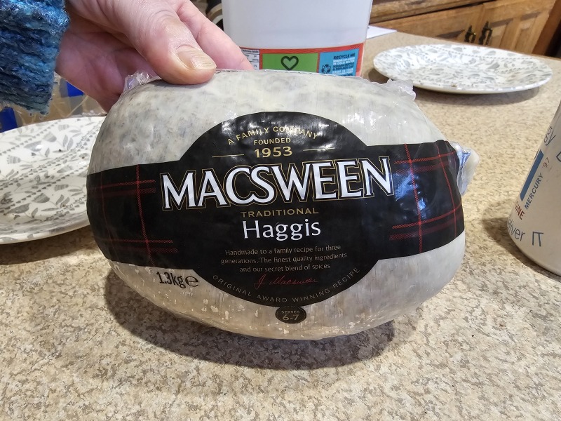 Has anybody had haggis this week ?