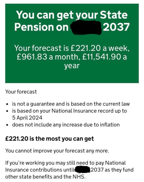 To remind you to check your pension contributions before April 2025.