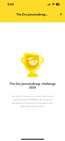 DRY Another Day! Dry January 2025 thread #2.