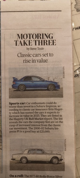 That spending circa £25k on a 2nd hand car is not frivolous