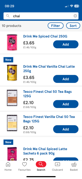 Chai - at home or easily available