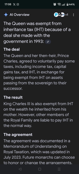 Can we do something about William and Charles profiting from the NHS etc ?