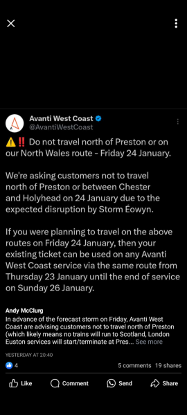 Storm Éowyn - Status Red alert for entire country ROI