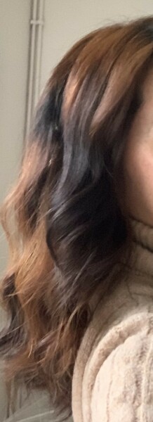 Self-applied hair colour went wrong