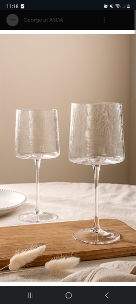 Has anyone got really nice wine glasses?