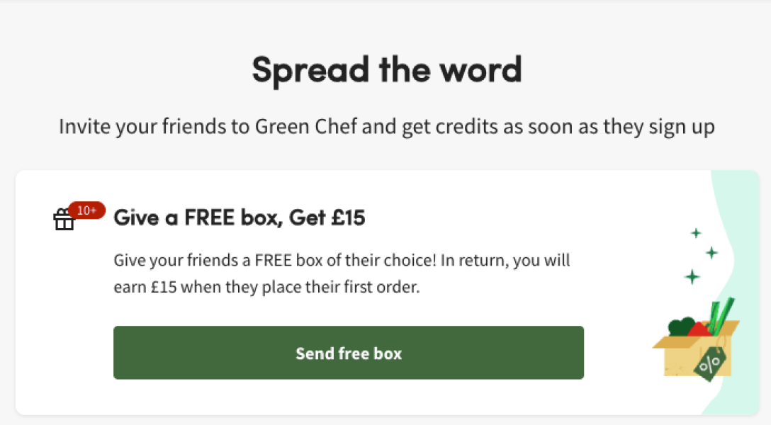 FREE Green Chef box