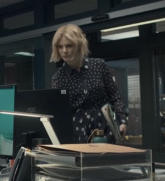 Emilia Fox's dress.