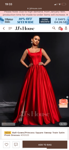How do I go about getting a prom dress for DD?