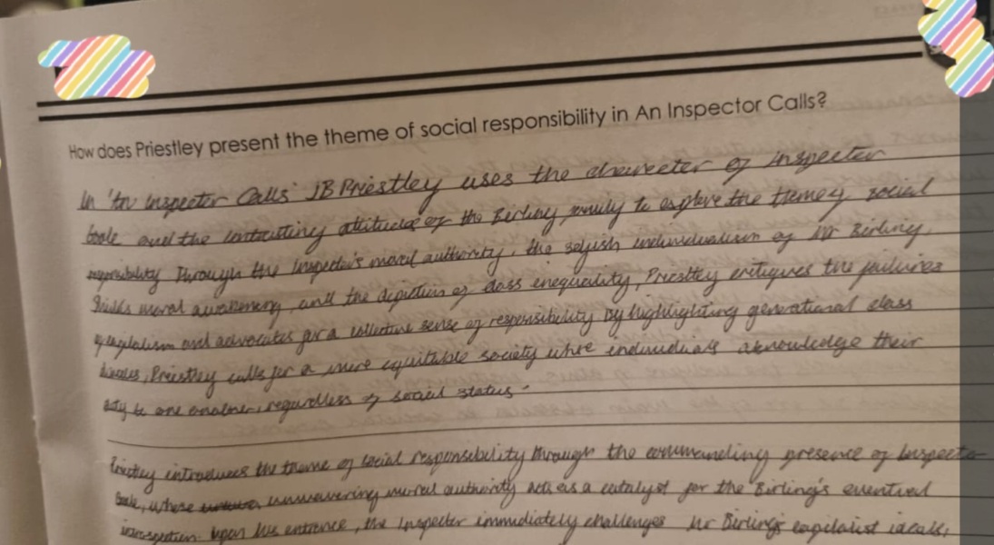 Teachers & exam marking people - advice please!