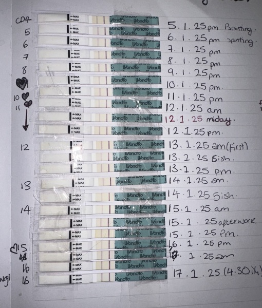 LH Test Strips staying the same