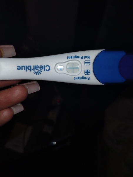 Faint positive Clear Blue