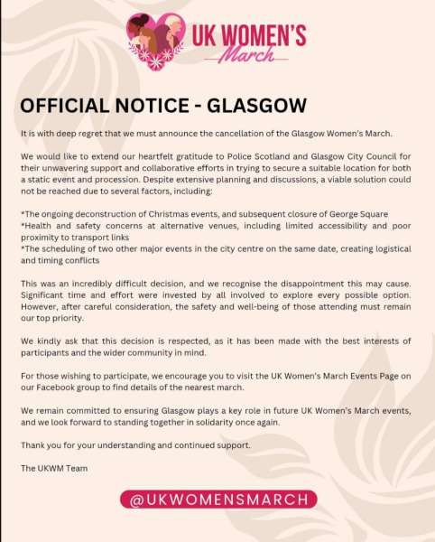 The “women’s march” that’s all about the men.