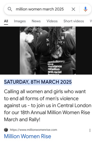 The “women’s march” that’s all about the men.