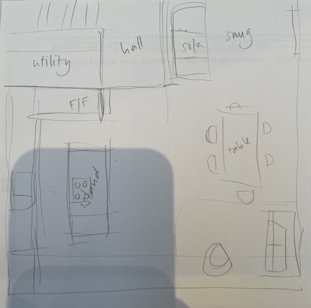 Open plan living kitchen dining