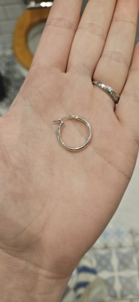 I think my 20 month old has swallowed my silver hoop earing!