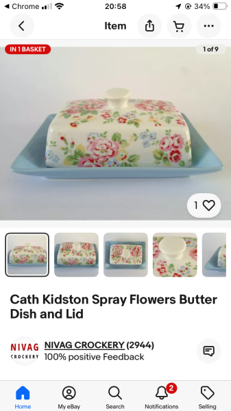 To ask you to show me your butter dish