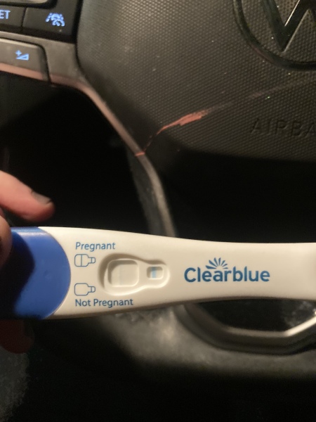 to ask if I’m going crazy and this might be positive?